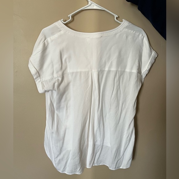 White Work Blouse - Size Small - Picture 2 of 3